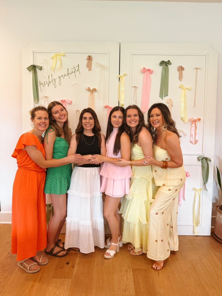mothers and daughters group party photo