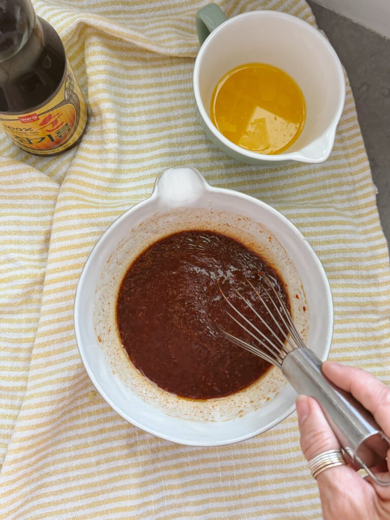 gochujang wing sauce with butter